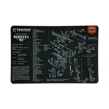 TEKMAT PISTOL MAT BERETTA 92 BLK