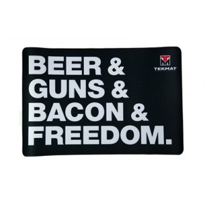 TEKMAT MAT BEER/GUNS/BACON & FREEDOM