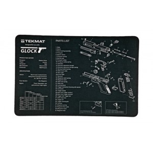 TEKMAT PISTOL MAT FOR GLOCK BLK