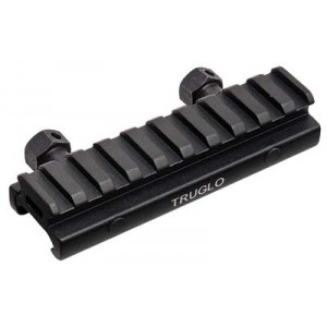 TRUGLO PICATINNY RISER MOUNT BLACK