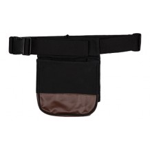 US PK DIVIDED SHELL POUCH BLK