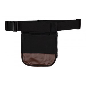 US PK DIVIDED SHELL POUCH BLK