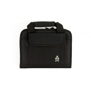 UTG DELUXE SINGLE PISTOL CASE BLK