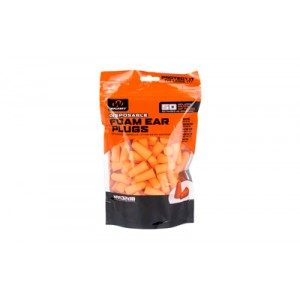 WALKER'S FOAM EAR PLUGS 50PK BAG