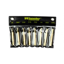 WHEELER BRASS PUNCH SET 8 PIECE