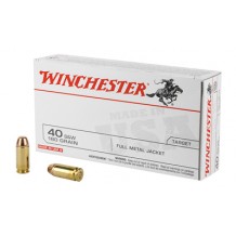 WIN USA 40SW 180GR FMJ 50/500