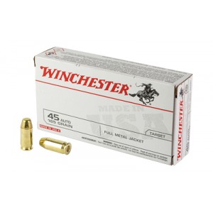 WIN USA TRGT 45AUTO 185GR FMJ 50/500