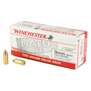 WIN USA 9MM NATO 124GR FMJ 150/750