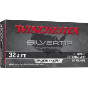 WIN SILVERTIP 32AUTO 60GR JHP 50/500