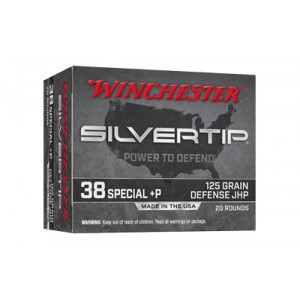 WIN SLVRTIP 38SPL+P 125GR JHP 20/200