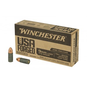 WIN 9MM 115GR FMJ STEEL CASE 50/500