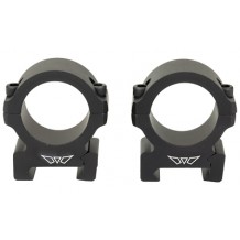 WARNE VAPOR HORIZ 30MM RINGS MED